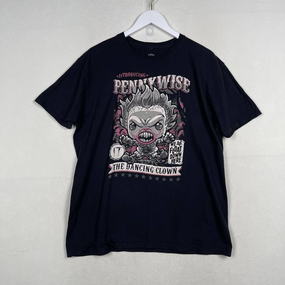 Pennywise‎ The Dancing Clown Horror "It" Tee Shirt, POP Tees Size Men's XL